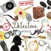 Watercolor Detective Clipart, Spy