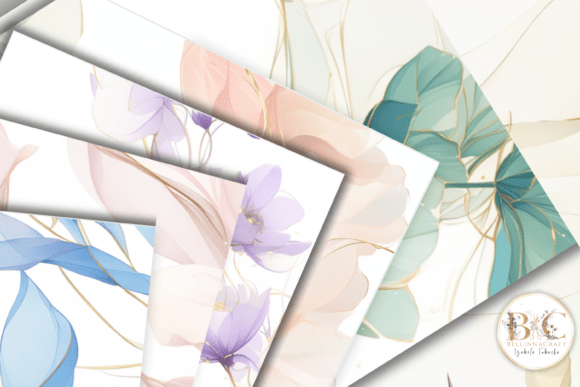 Alternative view of Watercolor Floral Seamless Patterns