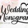 Wedding Monogram Font