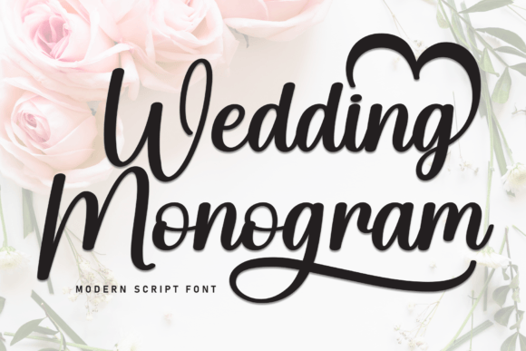 Wedding Monogram Font