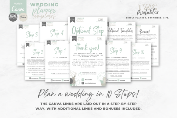 Wedding Planner Canva Templates | SAGE - Image 5