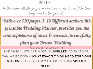 Alternative view of Wedding Planner Printable Wedding Binder