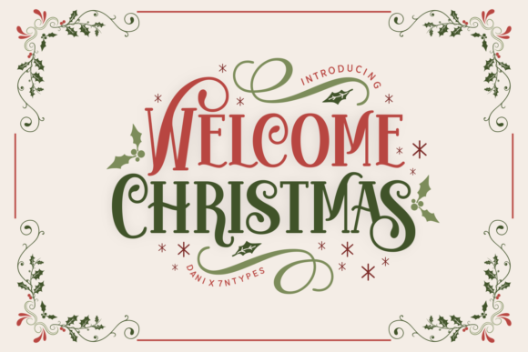 Welcome Christmas Font