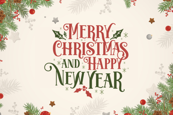 Welcome Christmas Font - Image 2