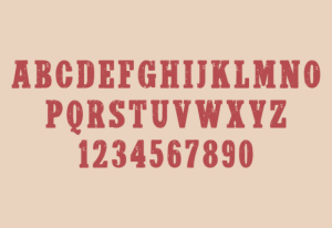 Alternative view of Western Bold Grunge Font