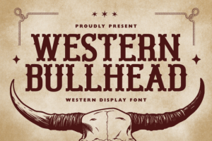 Western Bullhead Font