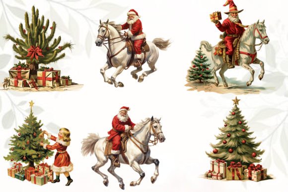 Western Christmas Sublimation Clipart - Image 3