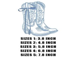 Alternative view of Western Fashion Embroidery Design