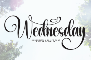 Wednesday Font Font