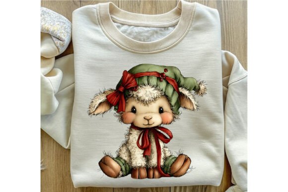 Whimsical Christmas Animals Clipart - Image 4