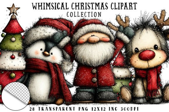 Whimsical Christmas Clipart