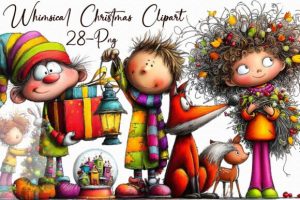 Whimsical Christmas Clipart