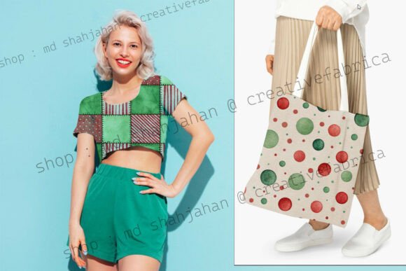 Whimsical Christmas Digital Paper - Image 5