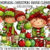 Whimsical Christmas Elf Clipart