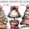 Whimsical Christmas Tree Clipart