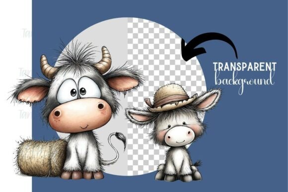 Whimsical Farm Animal Clipart Bundle - Image 2