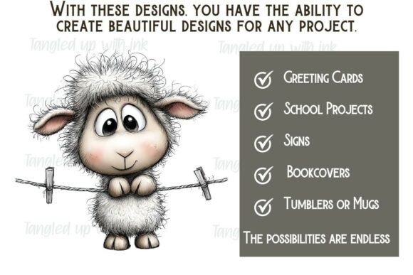 Whimsical Farm Animal Clipart Bundle - Image 4