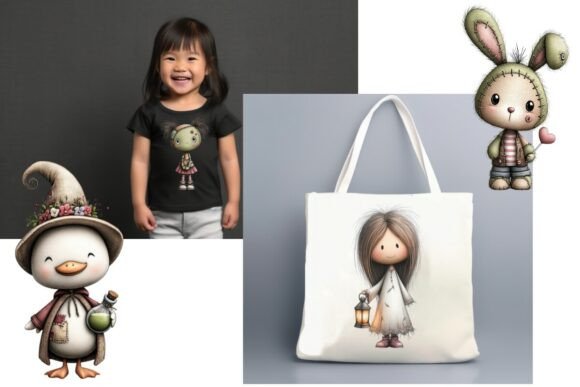 Whimsical Halloween Clipart Bundle - Image 3