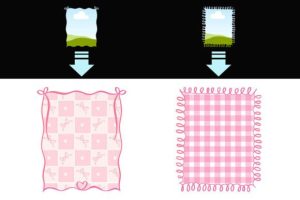 Alternative view of Whimsical Scribble Border Canva Frame