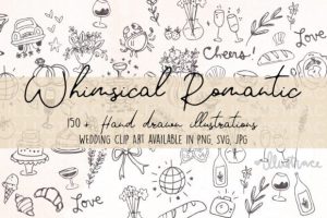 Whimsical Wedding Hand Drawn Icon