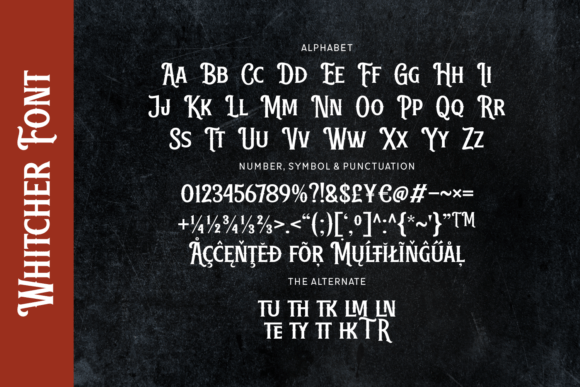 Whitcher Font - Image 4