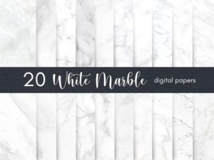 White Marble Digital Paper