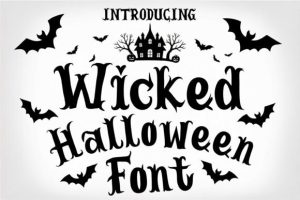 Wicked Halloween Font