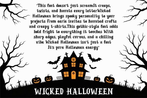 Wicked Halloween Font - Image 3