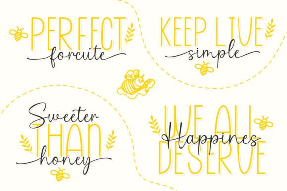 Wild Flower Honey Duo Font - Image 2