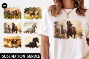 Wild Horses Sublimation Bundle