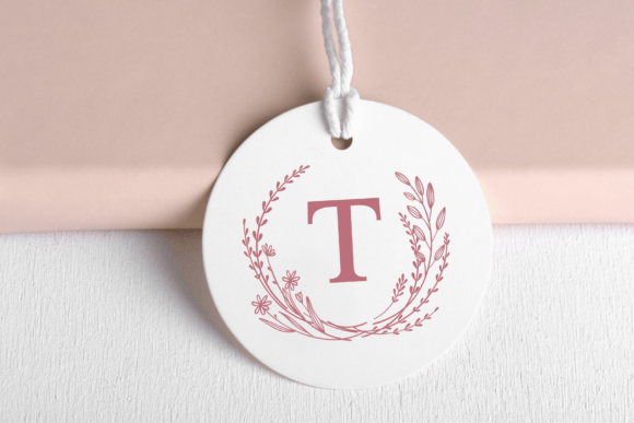 Wildflower Monogram Font - Image 8