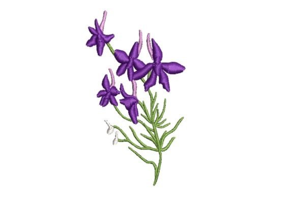 Wildflowers Embroidery Designs #WF010002 - Image 5