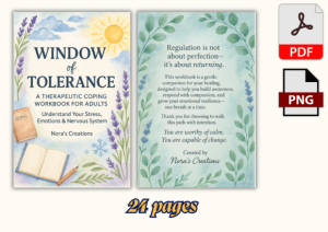 Alternative view of Window of Tolerance Workbook for Adults