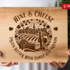 Wine and Cheese Charcuterie Board SVG