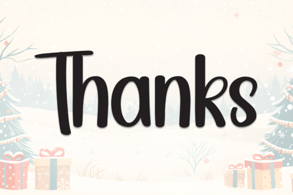 Winter Christmas Font - Image 8