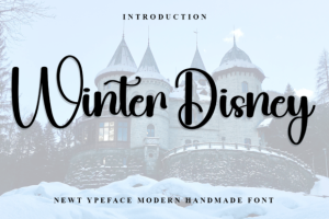 Winter Disney Font