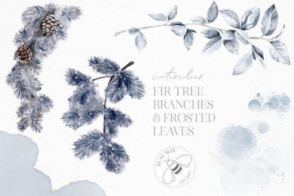 Winter Illustrations Clip Art Watercolor - Image 6