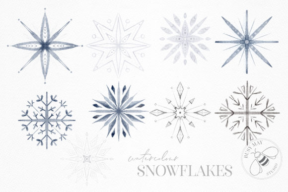 Winter Illustrations Clip Art Watercolor - Image 7