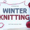 Winter Knitting Font
