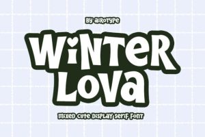 Winter Lova Font
