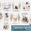 Winter Woodland PNG Sublimation Bundle