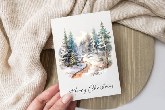 Winter Forest, Christmas Trees 28 PNG - Image 8