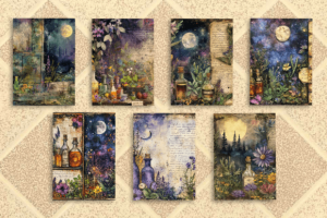 Alternative view of Witchs Garden Junk Journal