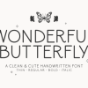 Wonderful Butterfly Font