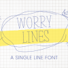 Worry Line Font