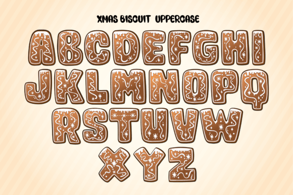 Xmas Biscuit Font - Image 3