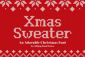 Xmas Sweater Font