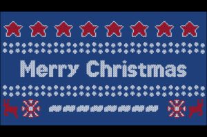 Alternative view of Xmas Sweater Stitch Font