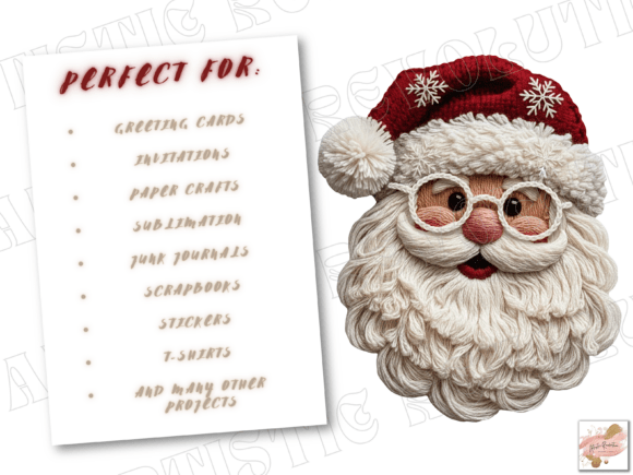 Yarn Santa Png Crochet Yarn Christmas - Image 9