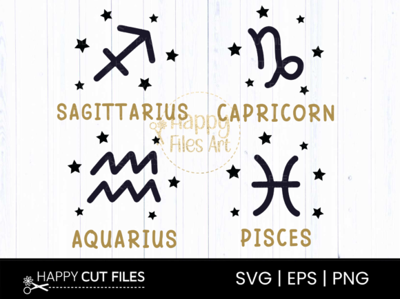 Zodiac Signs Svg Png Celestial Svg Stars - Image 2